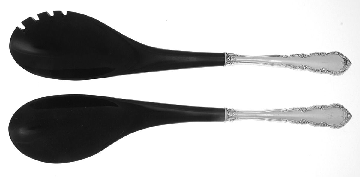 Shenandoah (Sterling, 1966) Plastic Bowl 2-Piece Salad Set by Wallace Silver-1