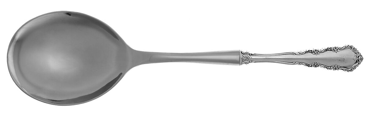Shenandoah (Sterling, 1966) Casserole Spoon with Smooth Stainless Bowl HC by Wallace Silver-1