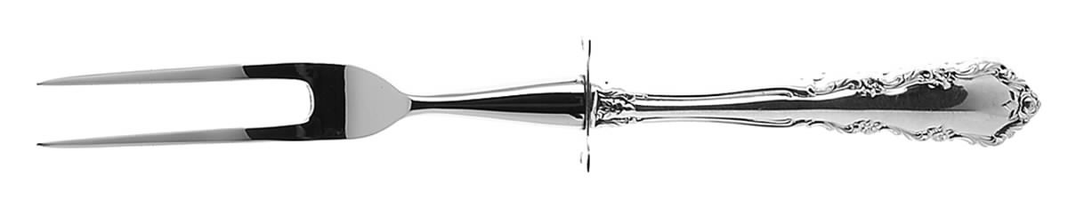 Shenandoah (Sterling, 1966) Small Steak Carving Fork with Stainless Prongs by Wallace Silver-1