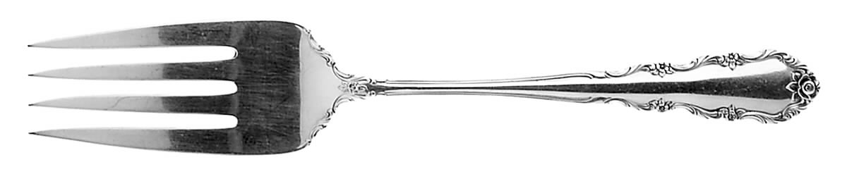 Shenandoah (Sterling, 1966) Medium Solid Cold Meat Serving Fork by Wallace Silver-1