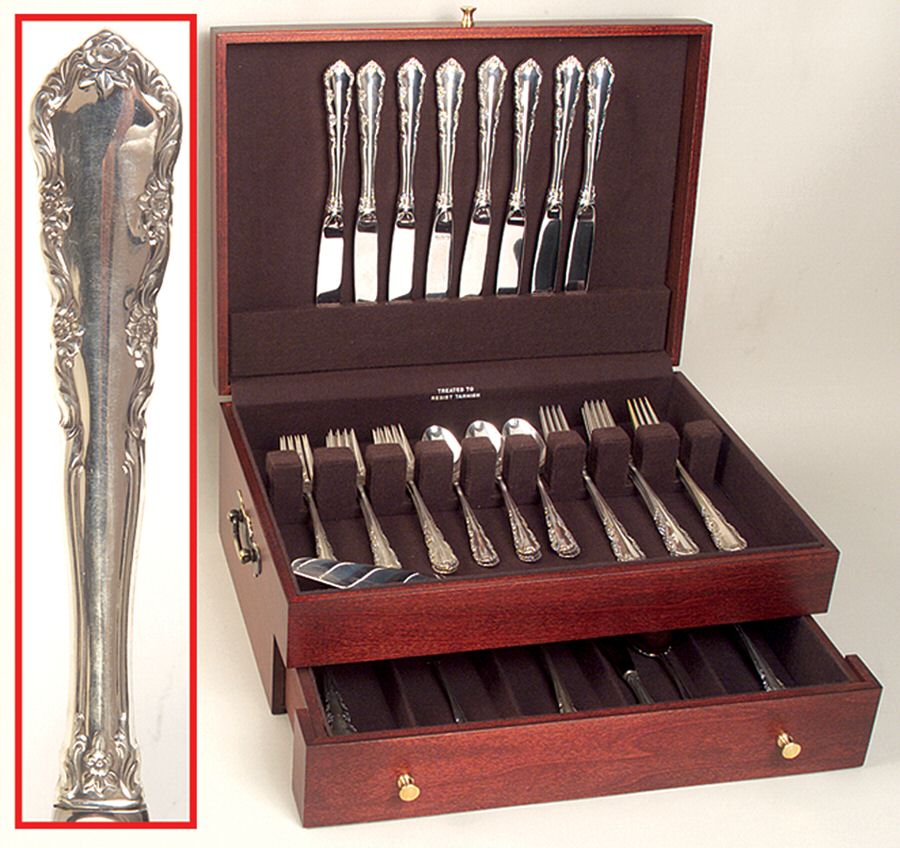 Shenandoah (Sterling, 1966) 39 Piece Set by Wallace Silver-1