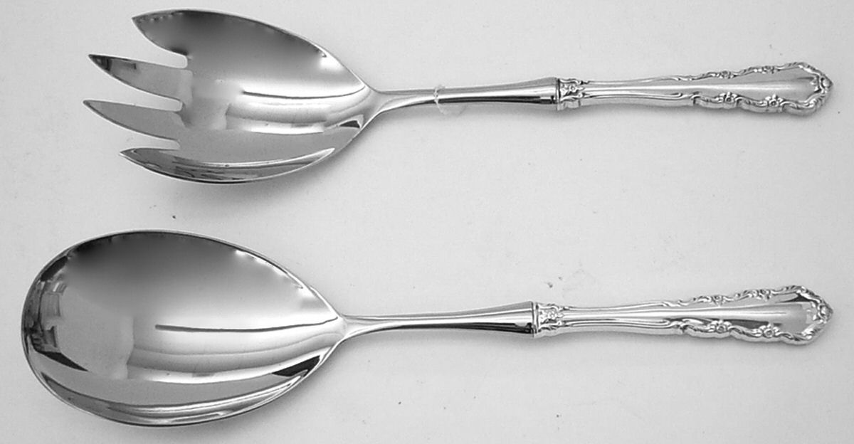 Shenandoah (Sterling, 1966) 2 Pc Salad Set with Stainless Bowl by Wallace Silver-1