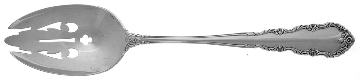Shenandoah (Sterling, 1966) Pierced Tablespoon (Serving Spoon) by Wallace Silver-1