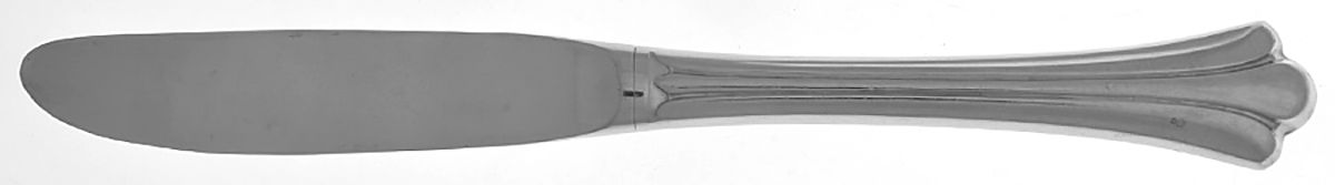 Shellbrook (Stainless) Modern Hollow Butter Spreader (Stainless) by Wallace Silver-1