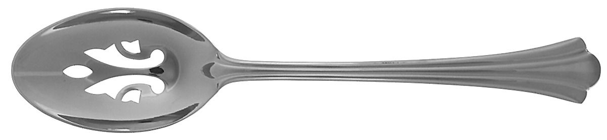 Shellbrook (Stainless) Pierced Tablespoon (Serving Spoon) by Wallace Silver-1
