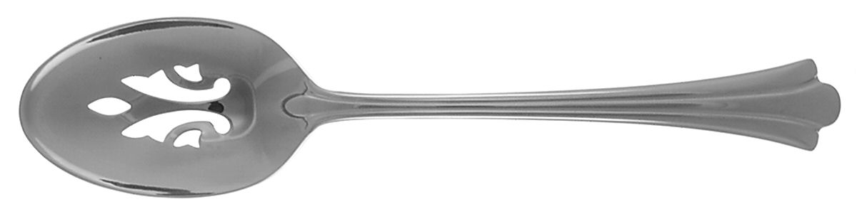 Shellbrook (Stainless) Pierced Tablespoon (Serving Spoon) by Wallace Silver-1