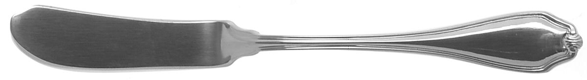 Shellbrook (Stainless) Flat Handle Master Butter Knife by Wallace Silver-1