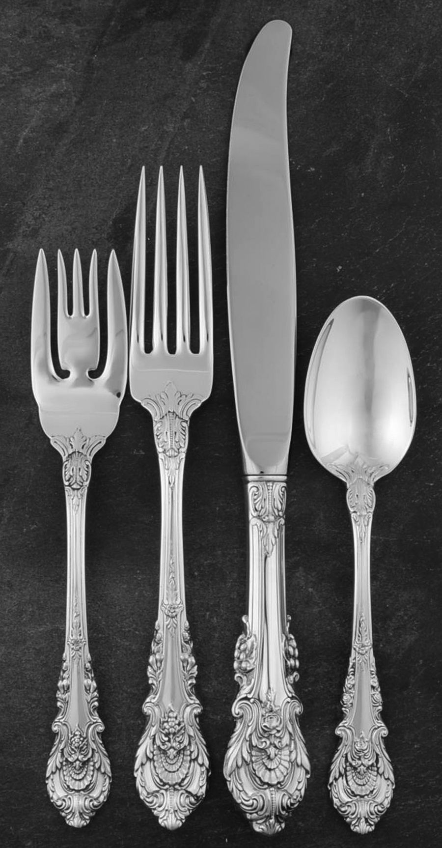 Sir Christopher (Sterling) 4 Piece Place Size Setting by Wallace Silver-1