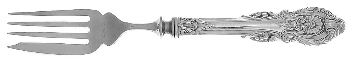 Sir Christopher (Sterling) Individual Hollow Fish Fork, Stainless Tines by Wallace Silver-1
