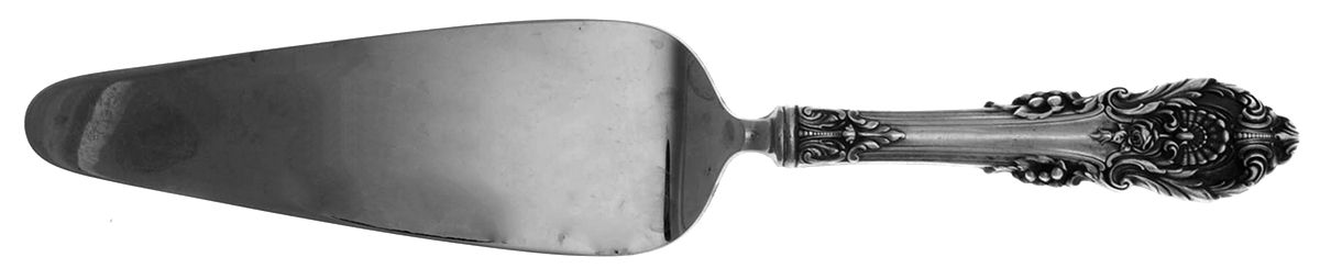 Sir Christopher (Sterling) Pie Server with Stainless Blade by Wallace Silver-1