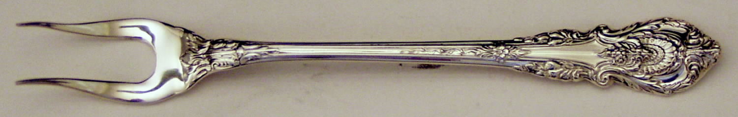 Sir Christopher (Sterling) Short Handle Pickle/Olive Fork by Wallace Silver-1