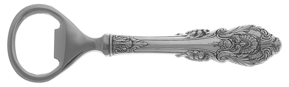 Sir Christopher (Sterling) Bottle Opener with Stainless Bowl by Wallace Silver-1
