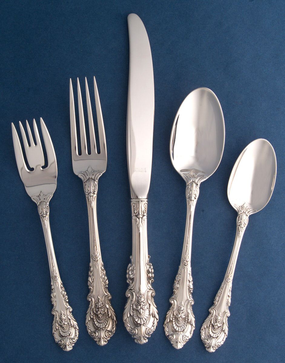 Sir Christopher (Sterling) 5 Piece Place Size Setting by Wallace Silver-1