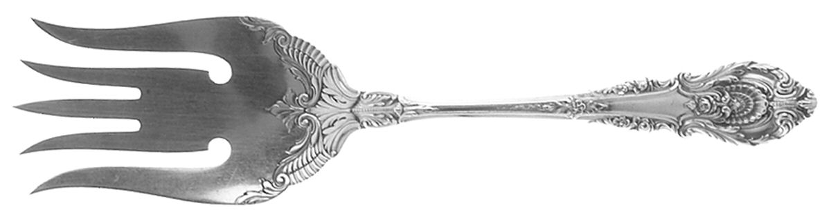 Sir Christopher (Sterling) Solid Salad Serving Fork by Wallace Silver-1