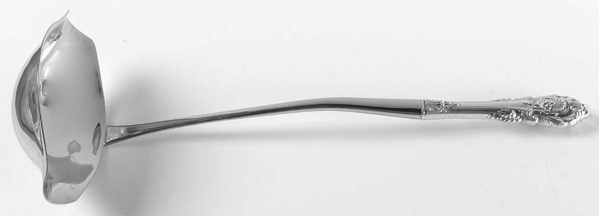 Sir Christopher (Sterling) Punch Ladle with Stainless Bowl by Wallace Silver-1