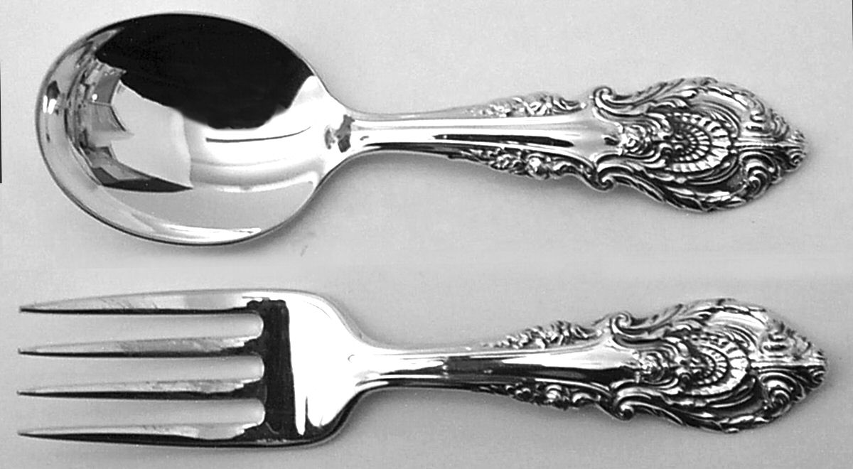 Sir Christopher (Sterling) 2 Pc Baby Set (BF, BS) by Wallace Silver-1