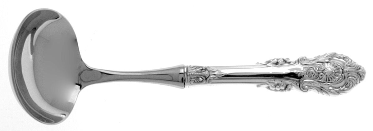 Sir Christopher (Sterling) Hollow Handle Gravy Ladle with Stainless Bowl by Wallace Silver-1
