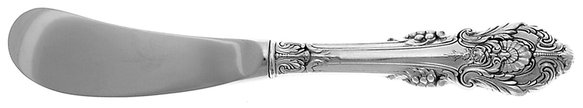 Sir Christopher (Sterling) Butter Spreader Hollow Hdl-Paddle/Stainless Blade by Wallace Silver-1