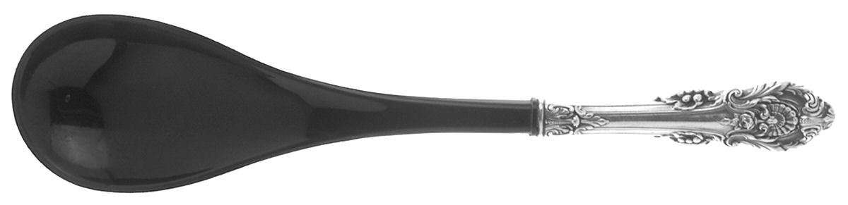 Sir Christopher (Sterling) Salad Serving Spoon with Plastic Bowl by Wallace Silver-1