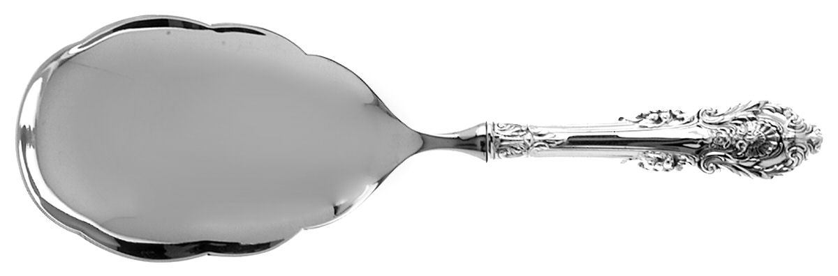 Sir Christopher (Sterling) Rice Spoon-Stainless Bowl by Wallace Silver-1