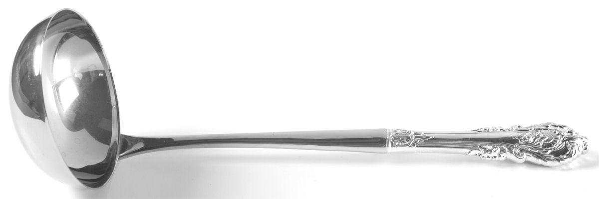 Sir Christopher (Sterling) Soup Ladle with Stainless Bowl by Wallace Silver-1
