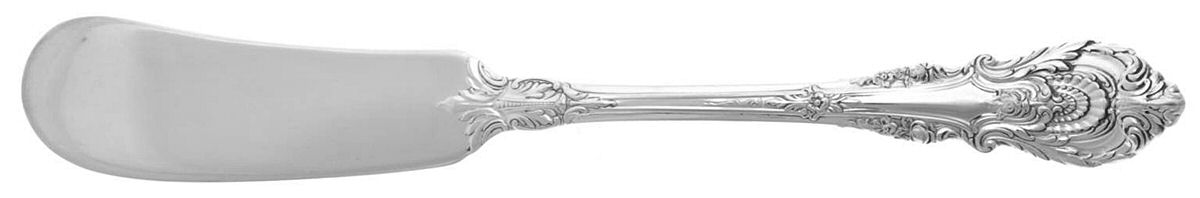 Sir Christopher (Sterling) Flat Handle Butter Spreader by Wallace Silver-1