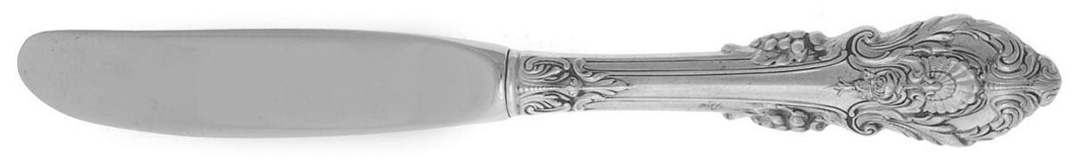 Sir Christopher (Sterling) Modern Hollow Butter Spreader (Stainless) by Wallace Silver-1