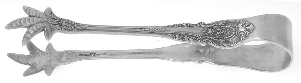 Sir Christopher (Sterling) Small Sugar Tongs by Wallace Silver-1
