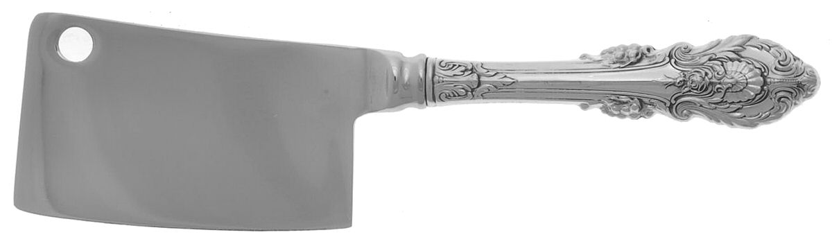 Sir Christopher (Sterling) Cheese Cleaver with Stainless Blade by Wallace Silver-1
