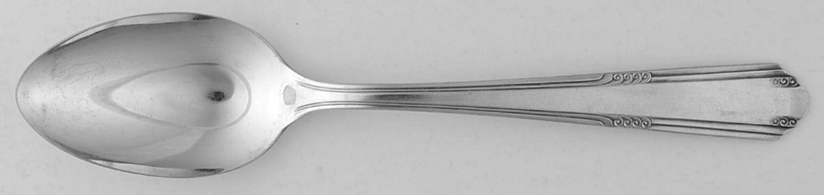 Simplicity (Silverplate, 1933) Place/Oval Soup Spoon by Wallace Silver-1