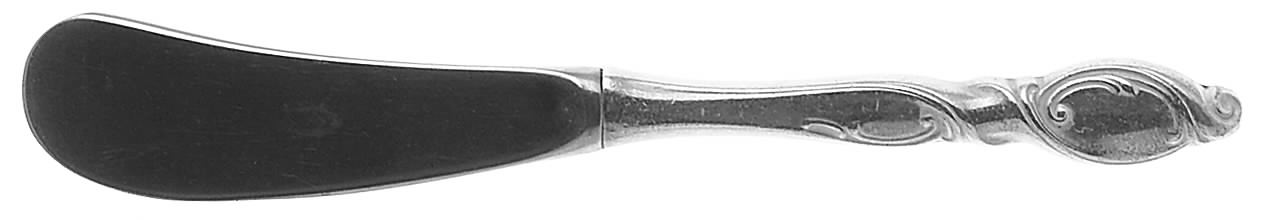 Silver Swirl (Sterling) Butter Spreader Hollow Hdl-Paddle/Stainless Blade by Wallace Silver-1