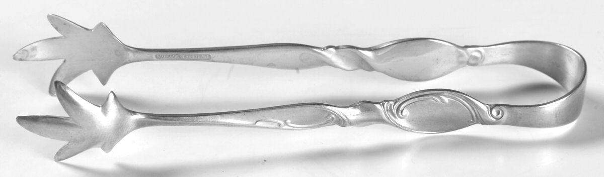 Silver Swirl (Sterling) Sugar Tongs by Wallace Silver-1