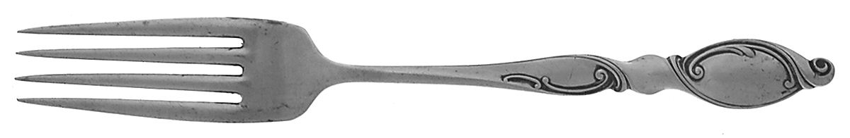 Silver Swirl (Sterling) Fork by Wallace Silver-1