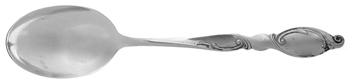 Silver Swirl (Sterling) Youth Five O'Clock Spoon by Wallace Silver-1