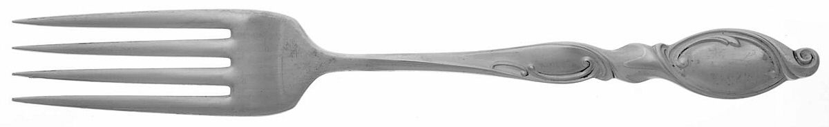 Silver Swirl (Sterling) Fork by Wallace Silver-1