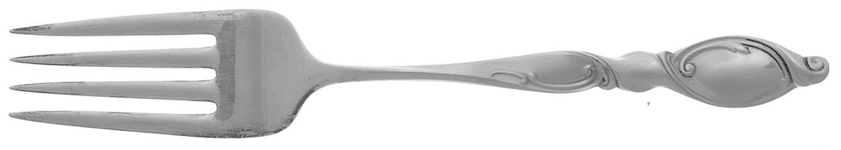 Silver Swirl (Sterling) Individual Salad Fork by Wallace Silver-1