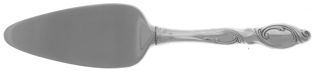 Silver Swirl (Sterling) Cheese Server with Stainless Blade by Wallace Silver-1