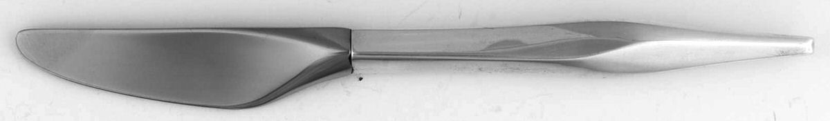 Soliloquy (Sterling, 1963) Modern Hollow Butter Spreader (Stainless) by Wallace Silver-1