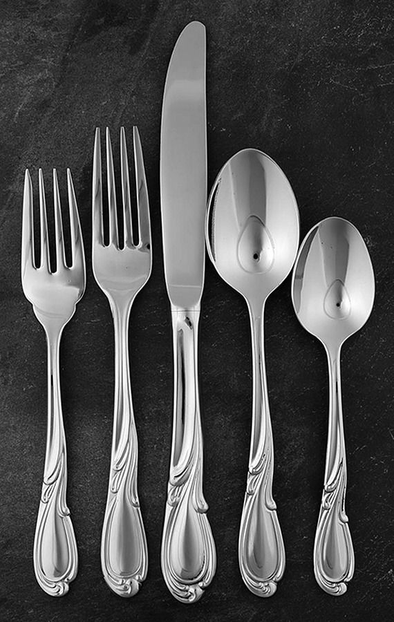 Soliloquy (Stainless) 40 Piece Estate Set by Wallace Silver-1