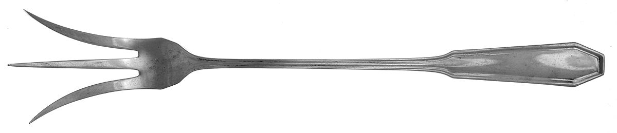 Somerset (Sterling, 1913) Large Lettuce Serving Fork by Wallace Silver-1