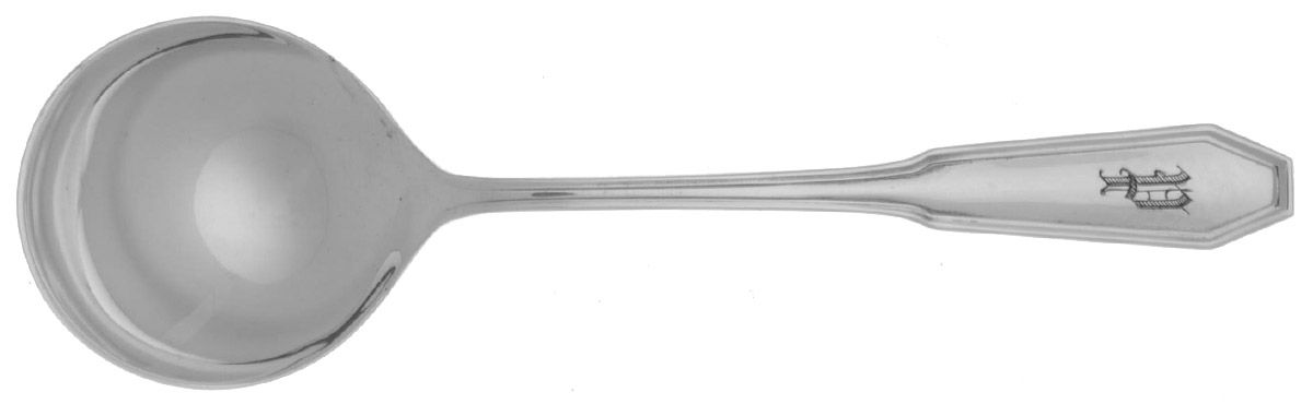 Somerset (Sterling, 1913) Round Bowl Soup Spoon (Bouillon) by Wallace Silver-1