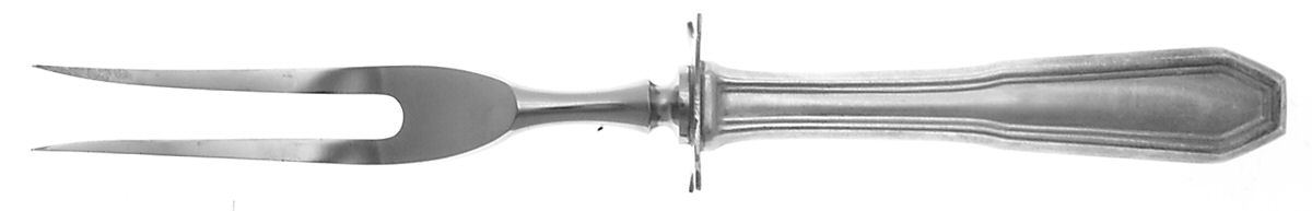 Somerset (Sterling, 1913) Small Steak Carving Fork with Stainless Prongs by Wallace Silver-1