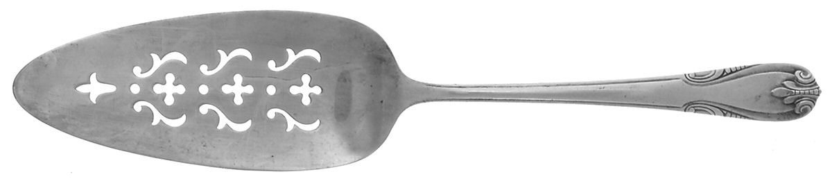 Sonata (Silverplate, 1947) Solid Pierced Pie Server by Wallace Silver-1