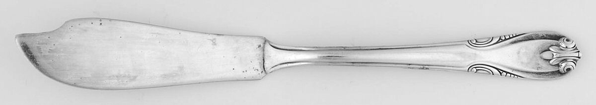 Sonata (Silverplate, 1947) Flat Handle Master Butter Knife by Wallace Silver-1