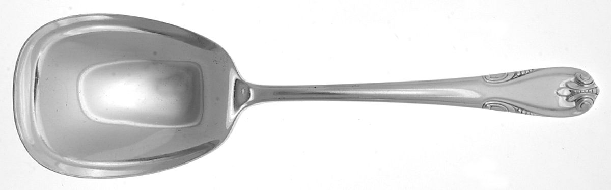 Sonata (Silverplate, 1947) Solid Smooth Casserole Spoon by Wallace Silver-1