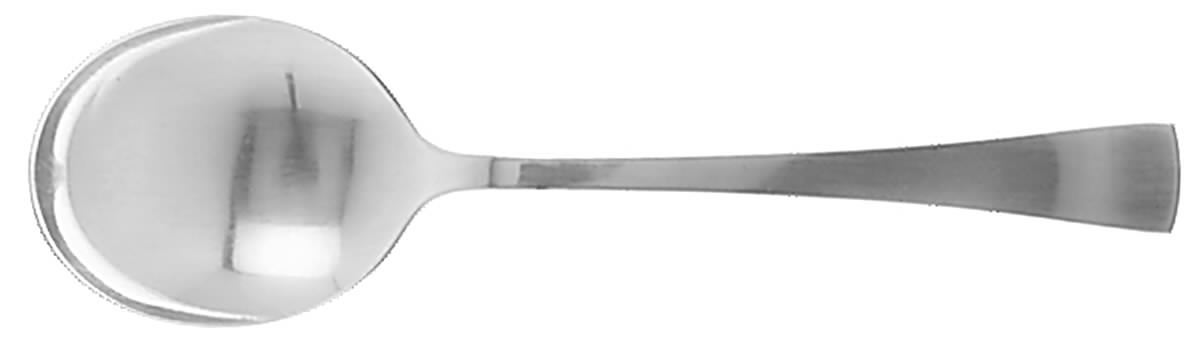 Sonnet (Stainless) Round Bowl Soup Spoon (Cream Soup) by Wallace Silver-1