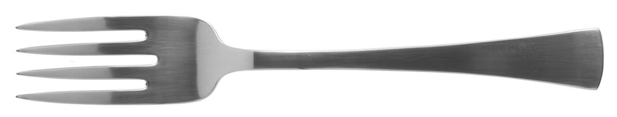 Sonnet (Stainless) Medium Solid Cold Meat Serving Fork by Wallace Silver-1