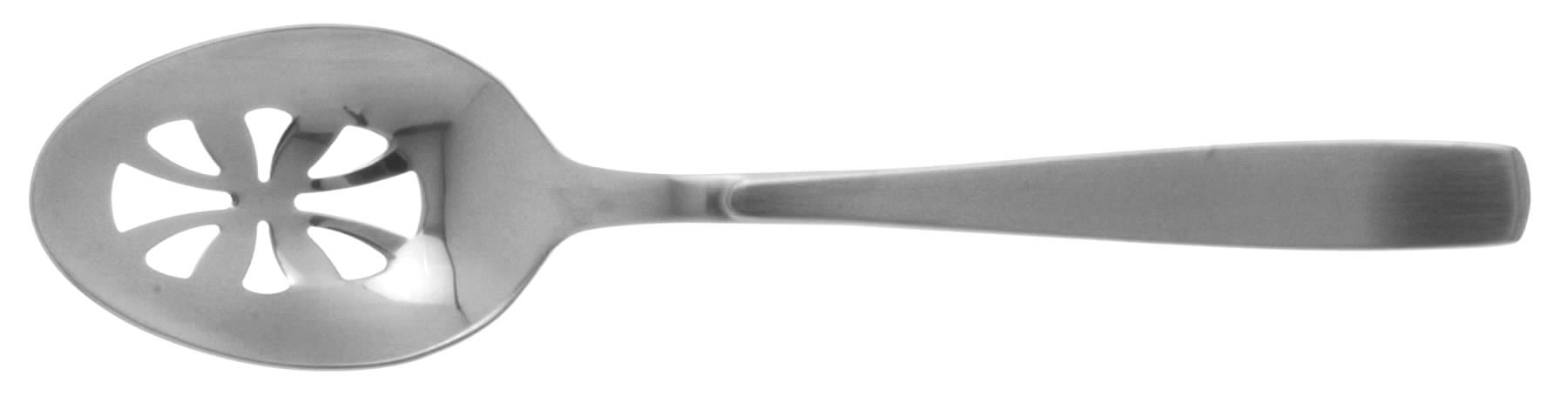 Sparta (Stainless) Pierced Tablespoon (Serving Spoon) by Wallace Silver-1