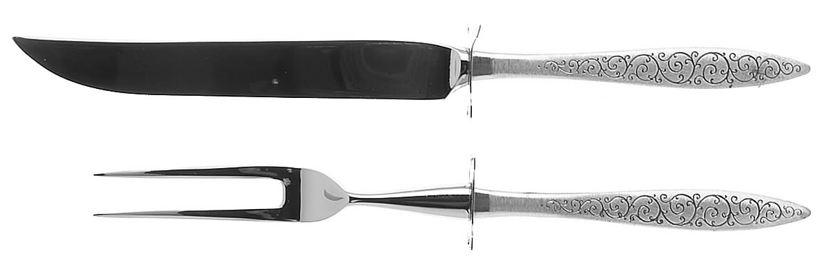 Spanish Lace (Sterling, 1964) Small Stainless Blade 2-Piece Steak Carving Set by Wallace Silver-1