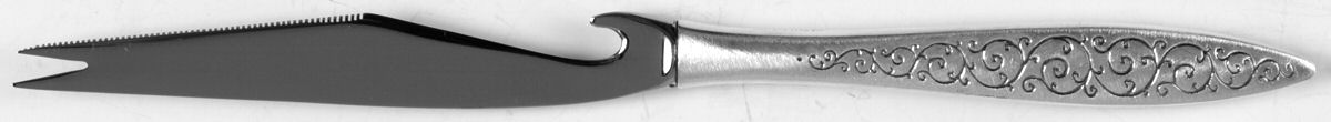 Spanish Lace (Sterling, 1964) Hollow Handle Bar Knife by Wallace Silver-1